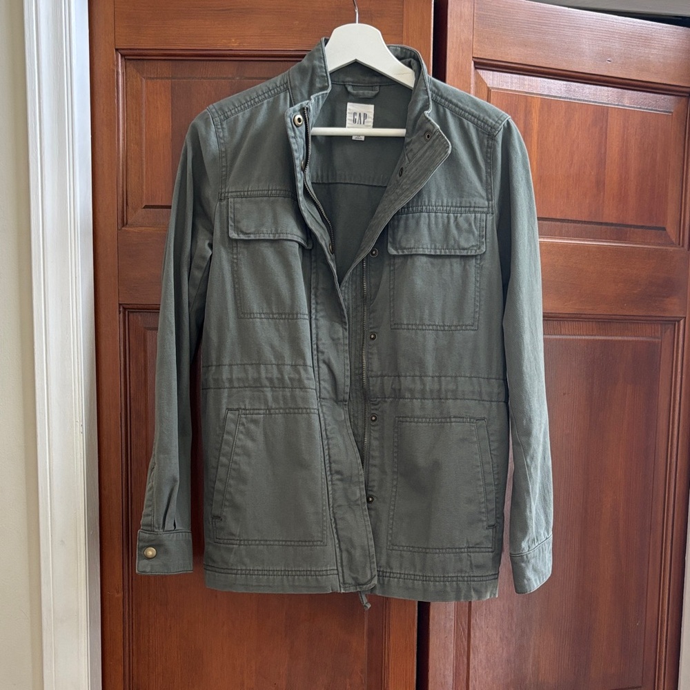 GAP Men's Olive Green Military Field Jacket